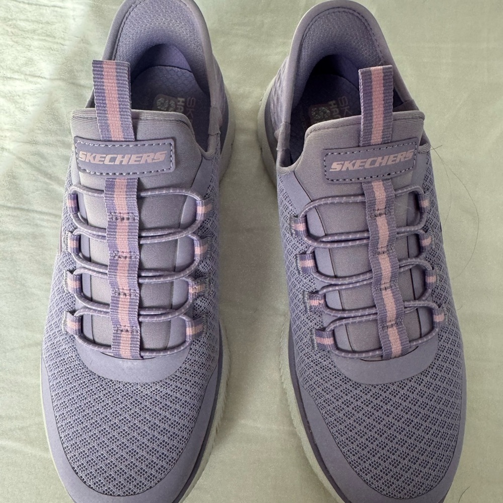 Skechers Lavender Slip-On Shoes